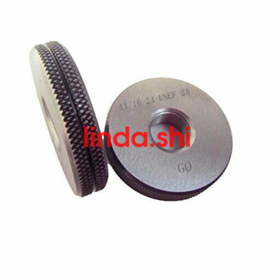 11/16-24 UNEF Thread Ring Gage 2A GO NOGO 100% Calibrated ship by Fedex