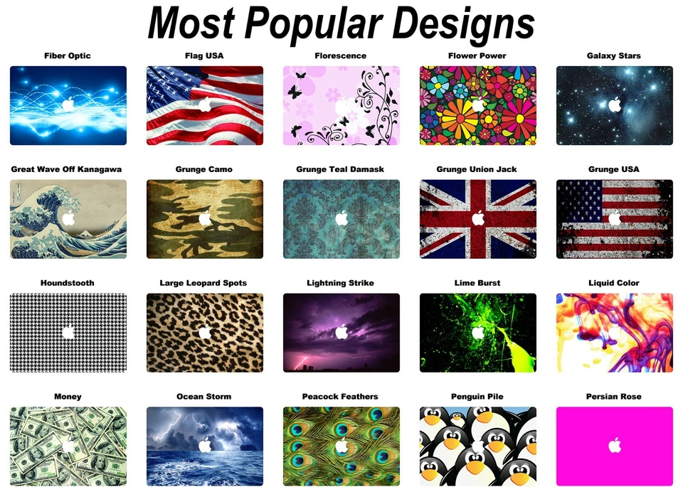 Choose Any 1 Vinyl Decal/Skin for MacBook Pro 15" (2009-2013) - Model A1286 - Image 3 of 4