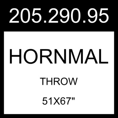 IKEA HORNMAL Throw Off-white  51x67'' 205.290.95