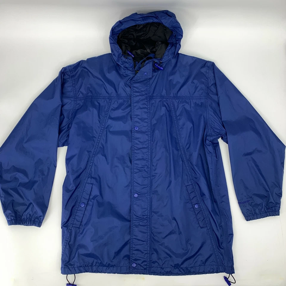 Chaqueta de lluvia Stearns Dry Wear para mujer mediana grande cremallera completa abrigo impermeable con capucha Foto 2 de 4