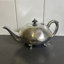 Elegant Art Deco 40s EPNS Tea Pot Paramount Plate 24 X 13cm