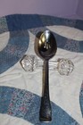 Vintage crystal spoon rest 5.5" — photo 1