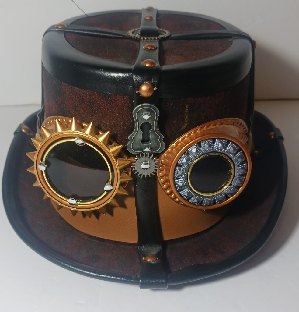 Amsca Steampunk Top Hat Deluxe Halloween Costume One Size | eBay display picture 3