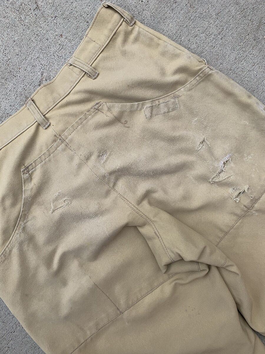 Vtg Patagonia Stand Up Pants Chouinard Tan Canvas Men's Size Vtg Patagonia Stand Up Pants Chouinard Tan Canvas Men's Size