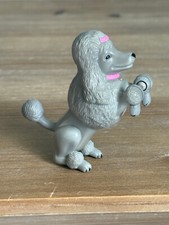 Mattel Barbie Pet Dog Puppy Gray Grey Poodle Begging Playing Puppy Vintage