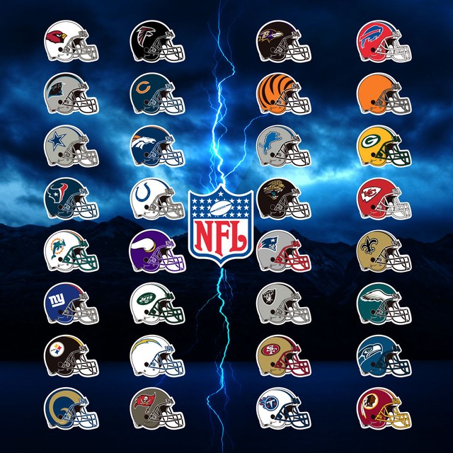 NFL Helmet Logo Car Window Vinyl Decals 5x4 eBay