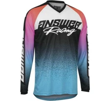Answer Racing A22 Syncron Prism Blue/Black MX Offroad Jersey Men's Sizes XS-2XL