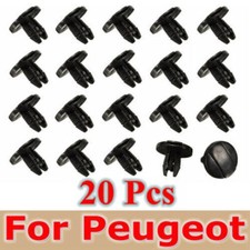 20X WHEEL ARCH LINING UNDERTRAY SPLASHGUARD PLASTIC TRIM RIVET CLIP FOR PEUGEOT