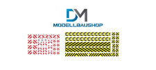 Warnstreifen Warnmarkierung Warntafel Aufkleber Decals - Spur H0 - 1:87