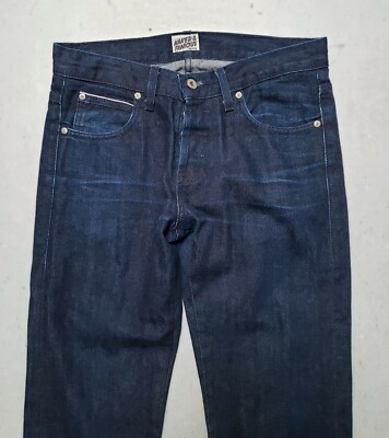 NAKED and FAMOUS 100% Japanese Cotton Raw Indigo Selvedge Jeans 32