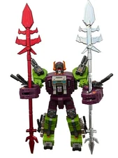 Upgrade Tyrant Spear for Transformers WFC-E25 Titan Scorponok WFC-GS Black Zarak