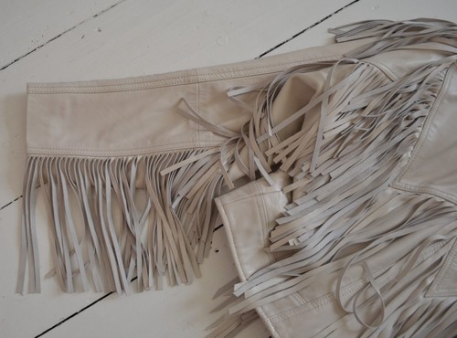 Ladies Fringed Real Leather Jacket Size 6 Brand New with Tags - Picture 9 of 10