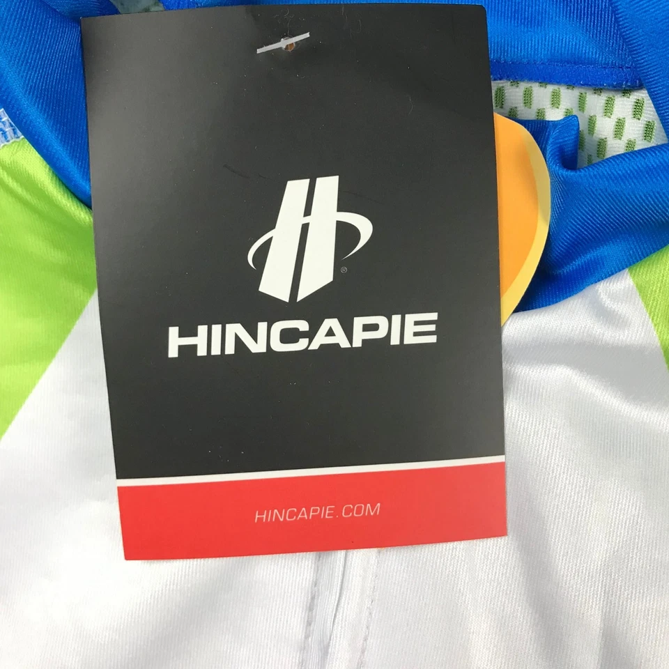 Camisa Jersey Ciclismo Hincapie Adulto Pequeña Verde Cremallera Completa Manga Corta Bolsillo Nueva con Etiquetas Foto 4 de 4