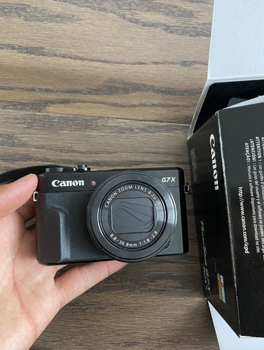 Canon PowerShot G7 X Mark II 20.1 MP Compact Digital Camera - Black