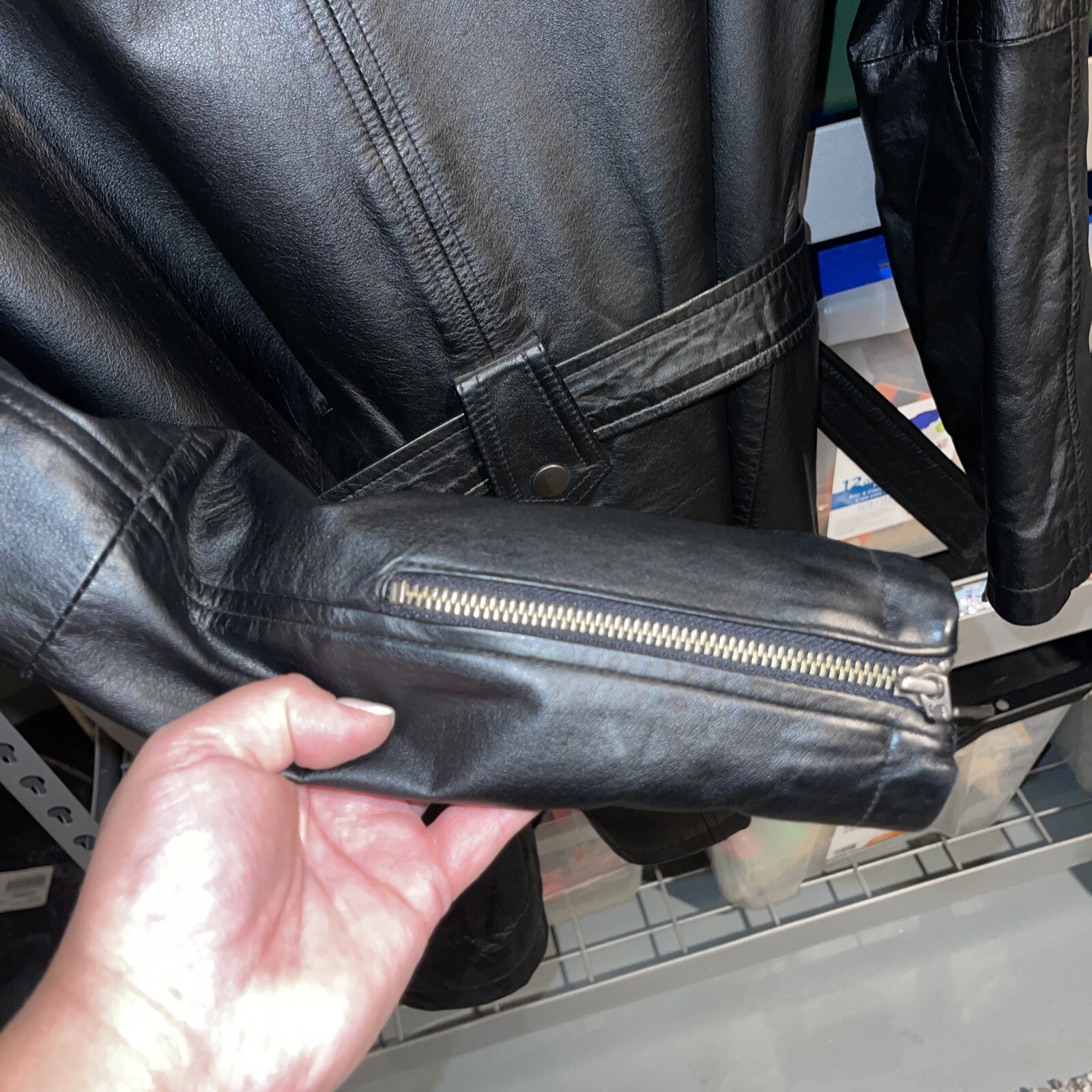 Vintage Field Gear Leather Jacket eBay