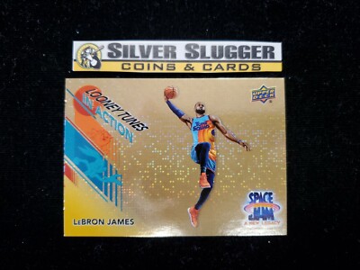 2021 LeBron James Space Jam Upper Deck In Action Gold! | eBay
