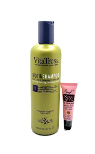 Nexxus Vita Tress Biotin Shampoo (10.1 fl oz) - Green Bottle - Picture 1 of 3