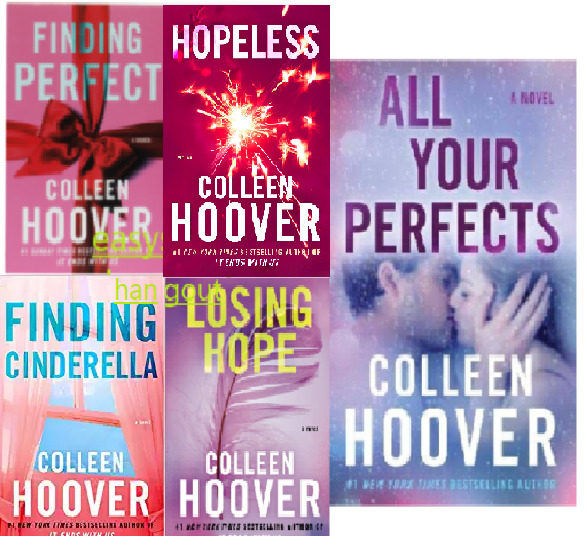 usa st.Hopeless Series By Colleen Hoover 5Books collection Set english  Paperback