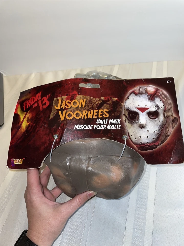 Friday The 13Th Jason Voorhees Vinyl￼ Halloween Mask Adult Size Brand New￼ - Image 3 of 4