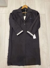 Zoe Karssen Grey Duster Coat S 10-14