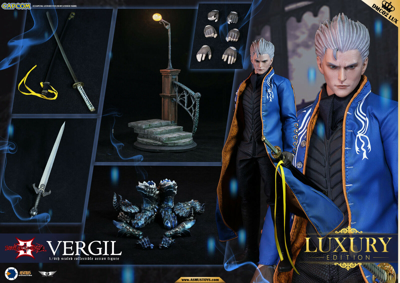 Devil May Cry 3 - Vergil (Luxury Version) Asmus Toys - Machinegun