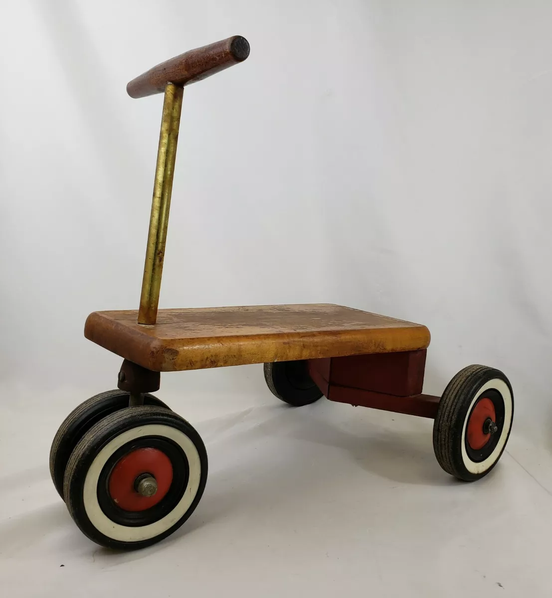 VINTAGE scoot and go wooden trike