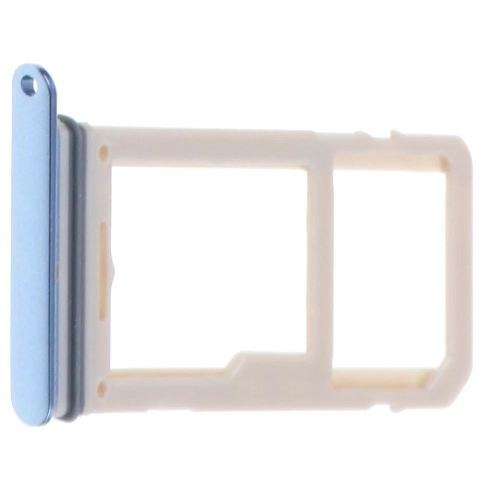 Blue Sim Card Tray and MicroSD Card Tray for Samsung Galaxy S8 G950/S8 Plus S8+ - Image 2 of 2