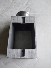 HUBBELL # SA6686 / FLOOR BOX ACCESSORY, ALUMINUM, ABOVE FLOOR FITTING, PEDESTAL.