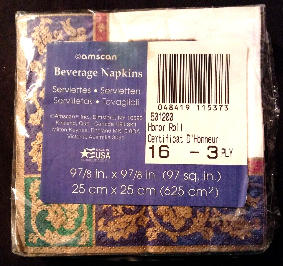 Vintage Small Bar Beverage Graduation Napkins - Congrats Grad, Graduate, Diploma - Image 3 of 4