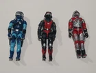Vintage Gi Joe 1986 Figures. A.V.A.C, Strato Viper, Motor Viper.