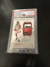 2020-21 Panini Flawless Signature Prime Materials Ruby Coby White /15
