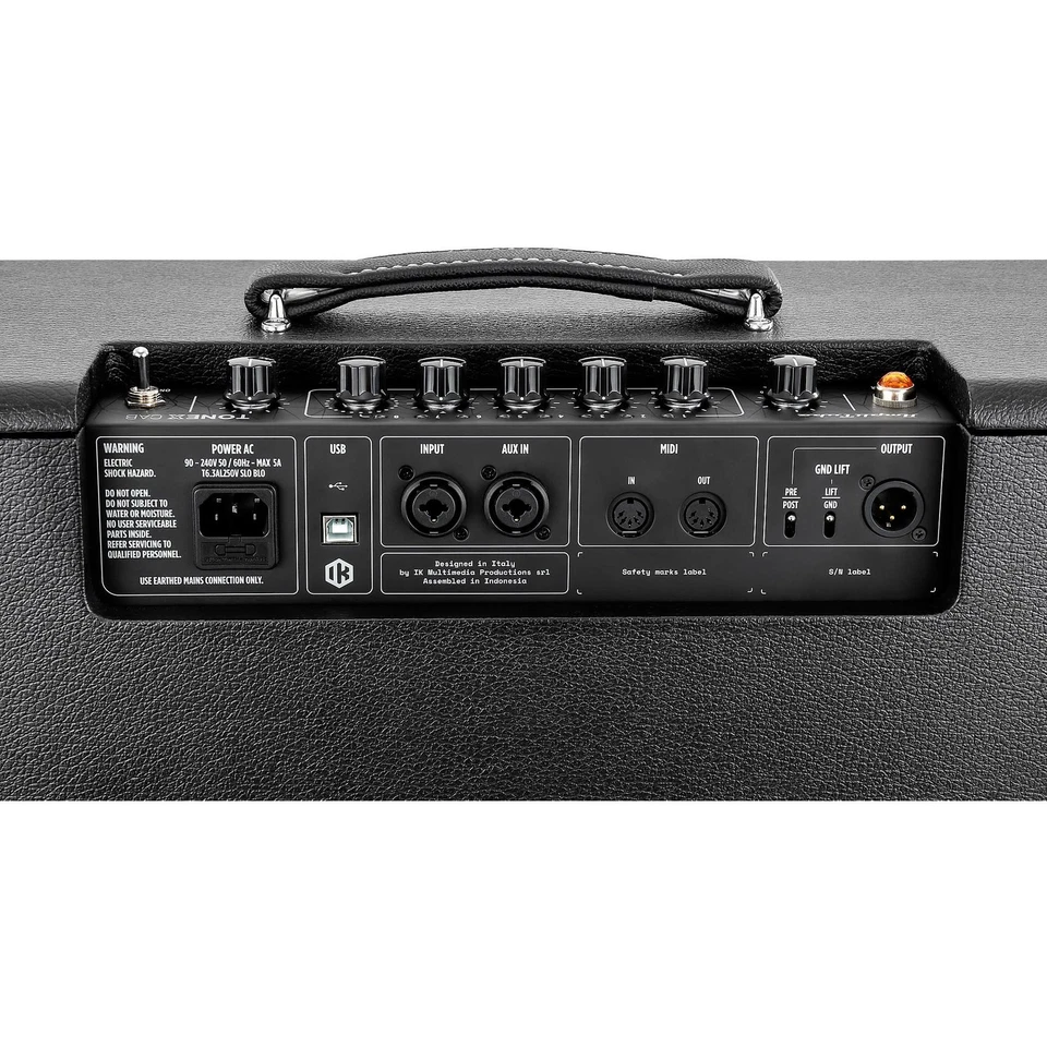 Gabinete alimentado para guitarra eléctrica IK Multimedia TONEX Cab, 700 W, negro Foto 3 de 4