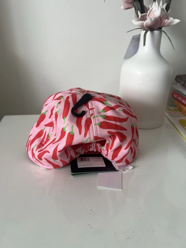Gorra de Béisbol Kate Spade Chili Peppers Sombrero Clavel Pálido Rosa Nueva Con Etiquetas Nueva Con Etiquetas Foto 3 de 4