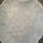 Vintage Hazel Atlas Milk Glass Harvest Grape candy dish approx 7” X 5-3/4” — photo 2