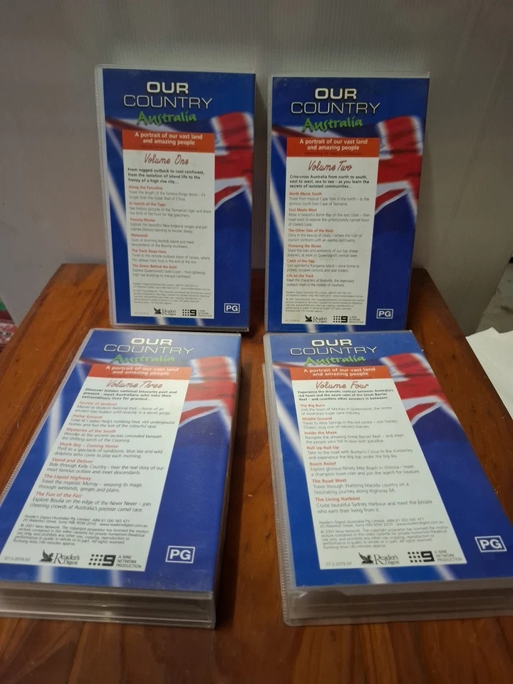 Our Country Australia Vhs Videos Set Of 4 Vol 1.2.3.4 - Image 2 of 4