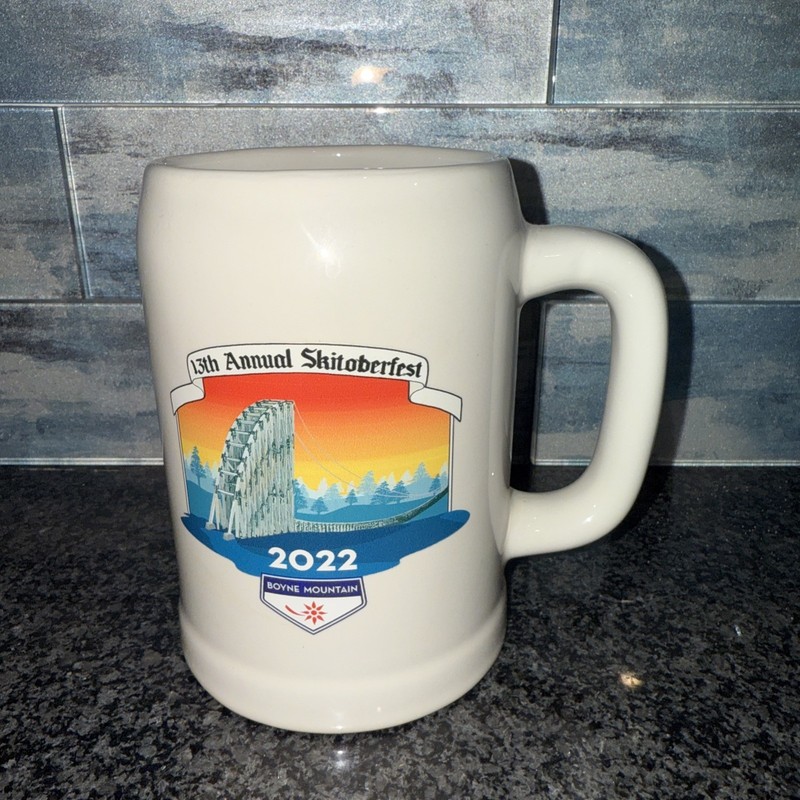 13Th Annual SkitoberFest Boyne Mountain Michigan 2022 Collectible Mug Skybridge