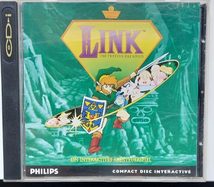 Zelda Philips CD-i – Link: Die Fratzen des Bösen – selten – komplett/Ovp – Retro