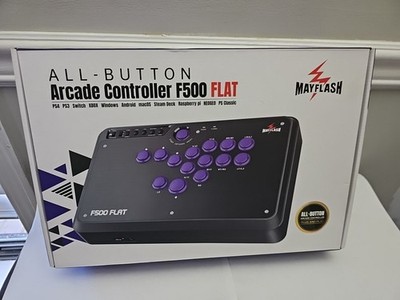 MAYFLASH F500 FLAT Fight Stick All Button Arcade Controller for PS4 PC Xbox S/X