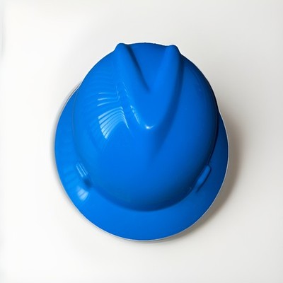 Construction Safety Hard Helmet. Blue