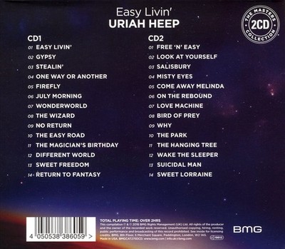 URIAH HEEP EASY LIVIN' NEW CD