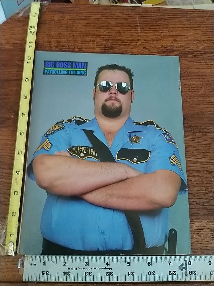 Programa de la Federación Mundial de Lucha Libre WWF #160 Jake The Snake Roberts Big Boss Man Foto 2 de 2