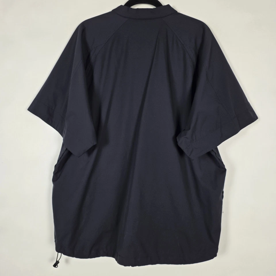 Tommy Bahama 1/4 Zip Golf Mens XL Short Sleeve Black Pullover Jacket - Image 2 of 4