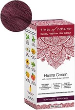 Image of Tints Of Nature Semi Permanent Hair Dye Henna Cream BURGANDY 70ml