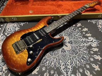 Valley Arts Stratocaster HSH E-Gitarre Quilted Maple Kahler Sunburst 1984