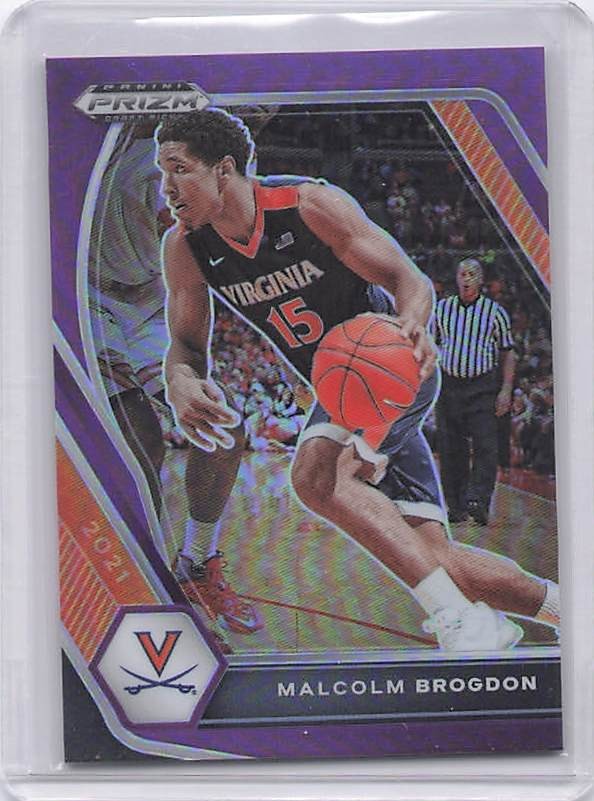 2021 Panini Prizm Draft Picks #74 Malcolm Brogdon Purple #/75