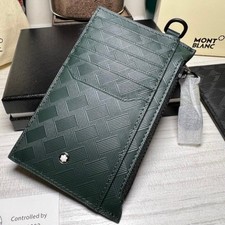 New Exquisite Green Card Pack Real Leather Card Case Bank Card Holder 198085 US