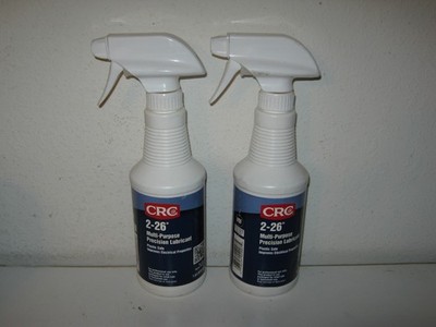 TWO CRC 2-26 ELECTRICAL PRECISION LUBRICANT TRIGGER SPRAY CANS-FREE SHIP-BIN 4