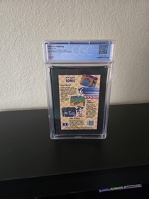 Sonic the Hedgehog (Sega Genesis, 1991) 1st Print 100% Complete CIB 9.6 CGC VGA