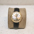 Vintage 1970 Timex Marlin Men’s Mechanical Watch 34mm Gold Tone Sunburst Dial