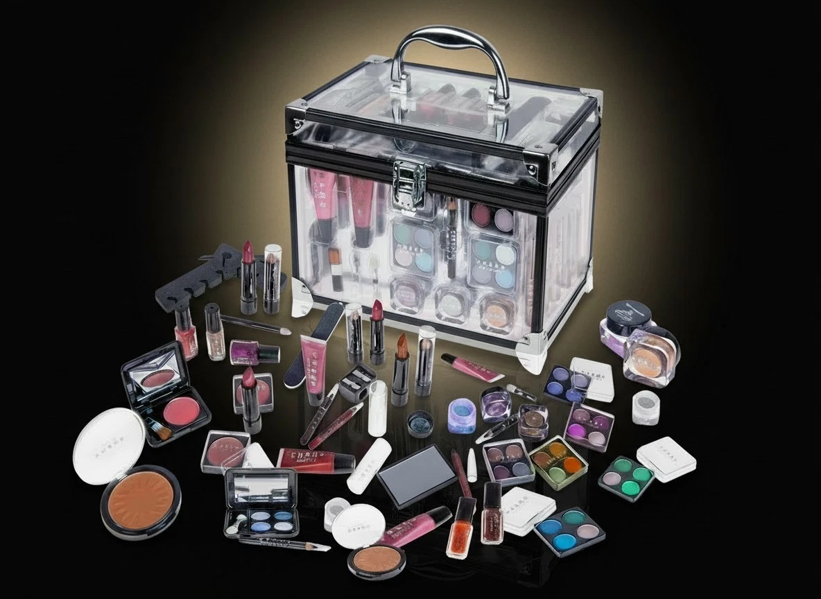 SHANY Carry All Beauty Case Makeup Kit – Full Cosmetics Set in Luxury Case